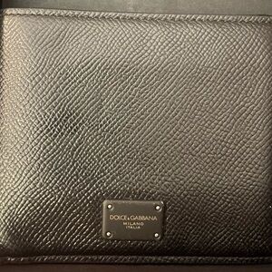 Dolce & Gabbana Black Leather Wallet